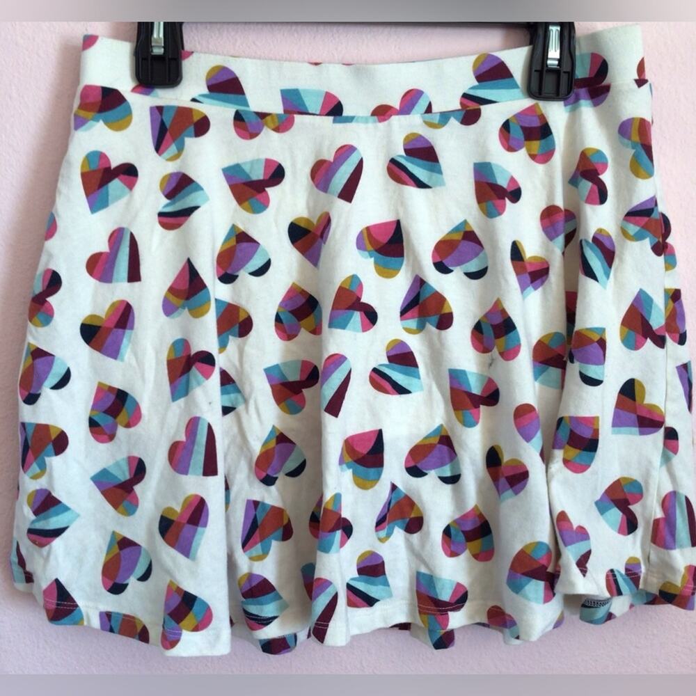 Wonder nation heart skirt with built-in briefs size girls XL